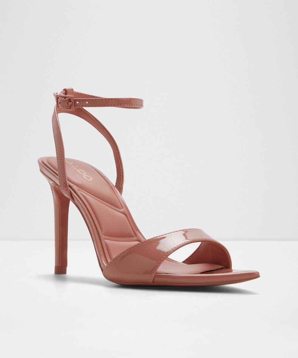 Sandalias de tacón de mujer con punta de punta - Aldo - Rosa Rosa-4