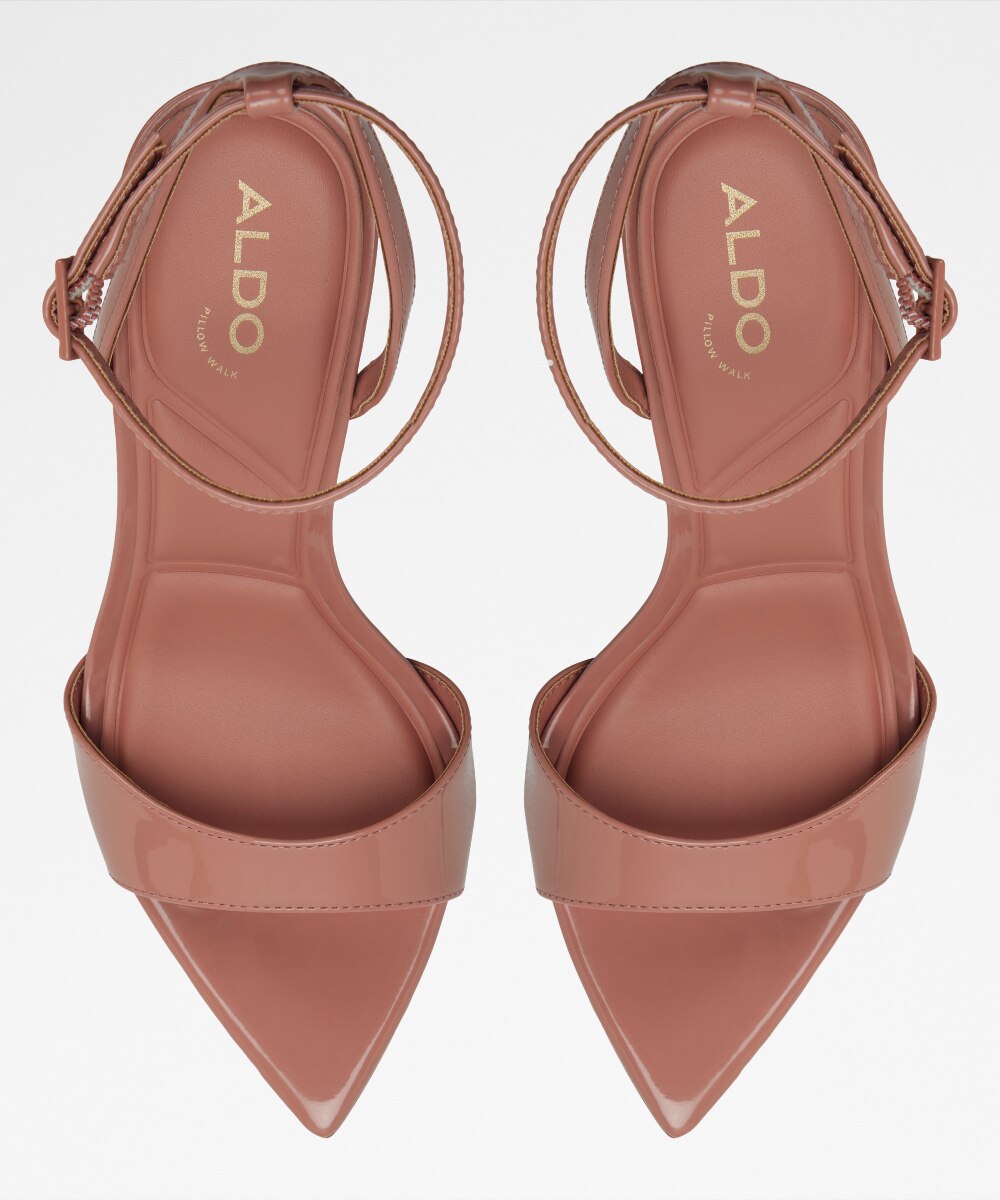 Sandalias de tacón de mujer con punta de punta - Aldo - Rosa Rosa-6