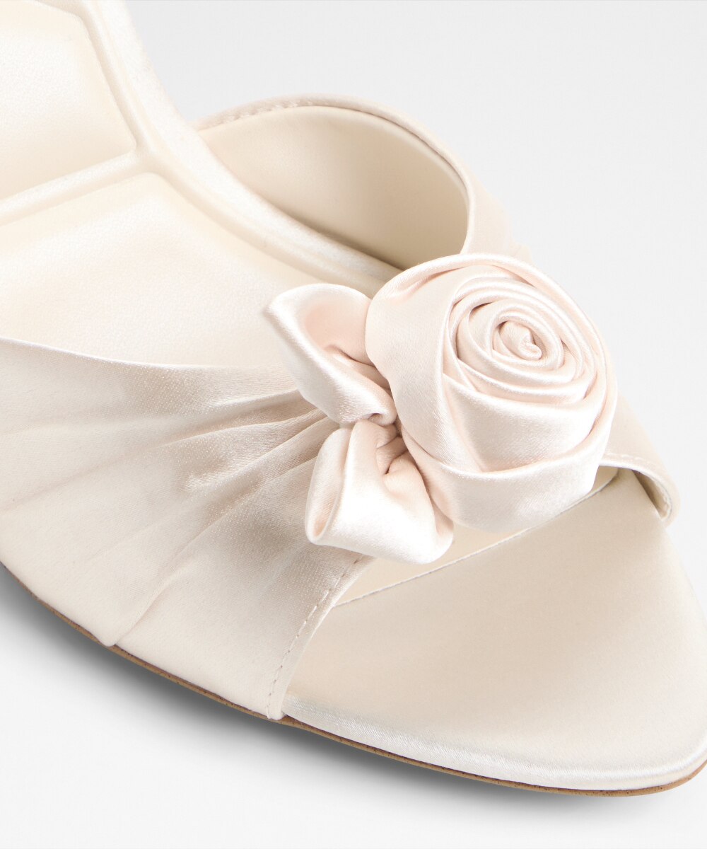 Mules de tacón de mujer con punta afilada - Aldo - Blanco Blanco-5
