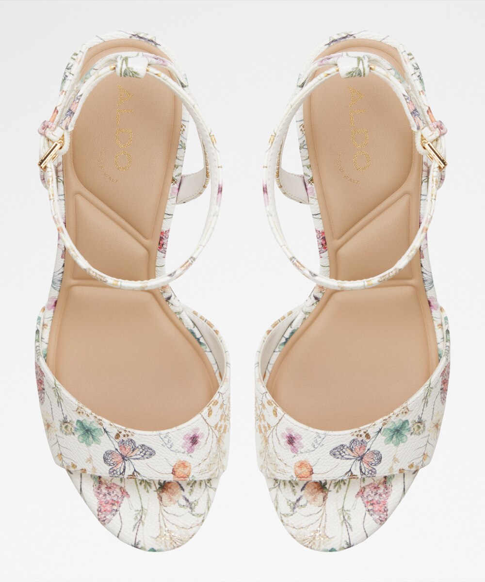 Sandalias de tacón de mujer con punta redonda - Aldo - Beige Beige-6