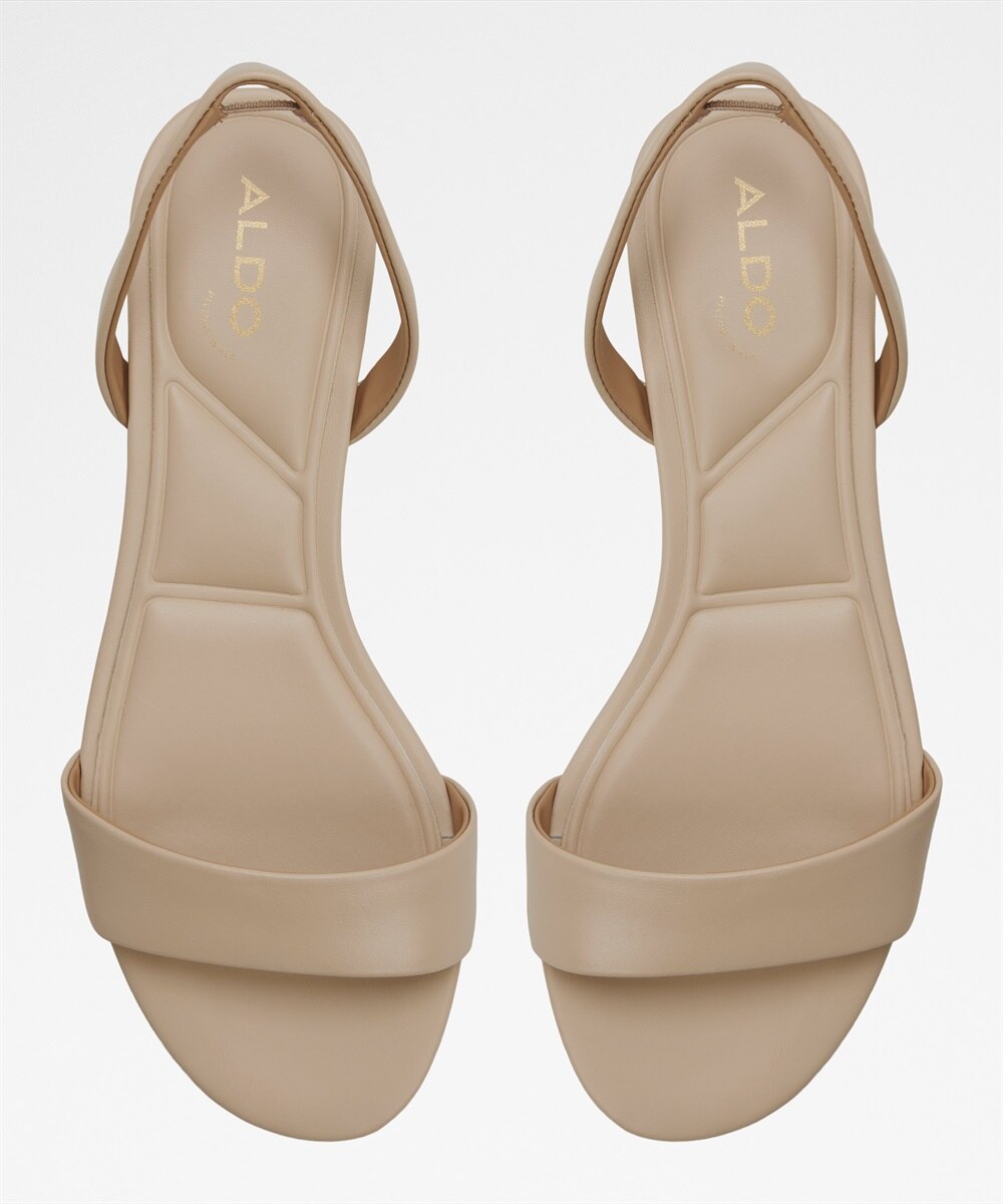 Sandalias de tacón de mujer con punta redonda - Aldo - Beige Beige-3