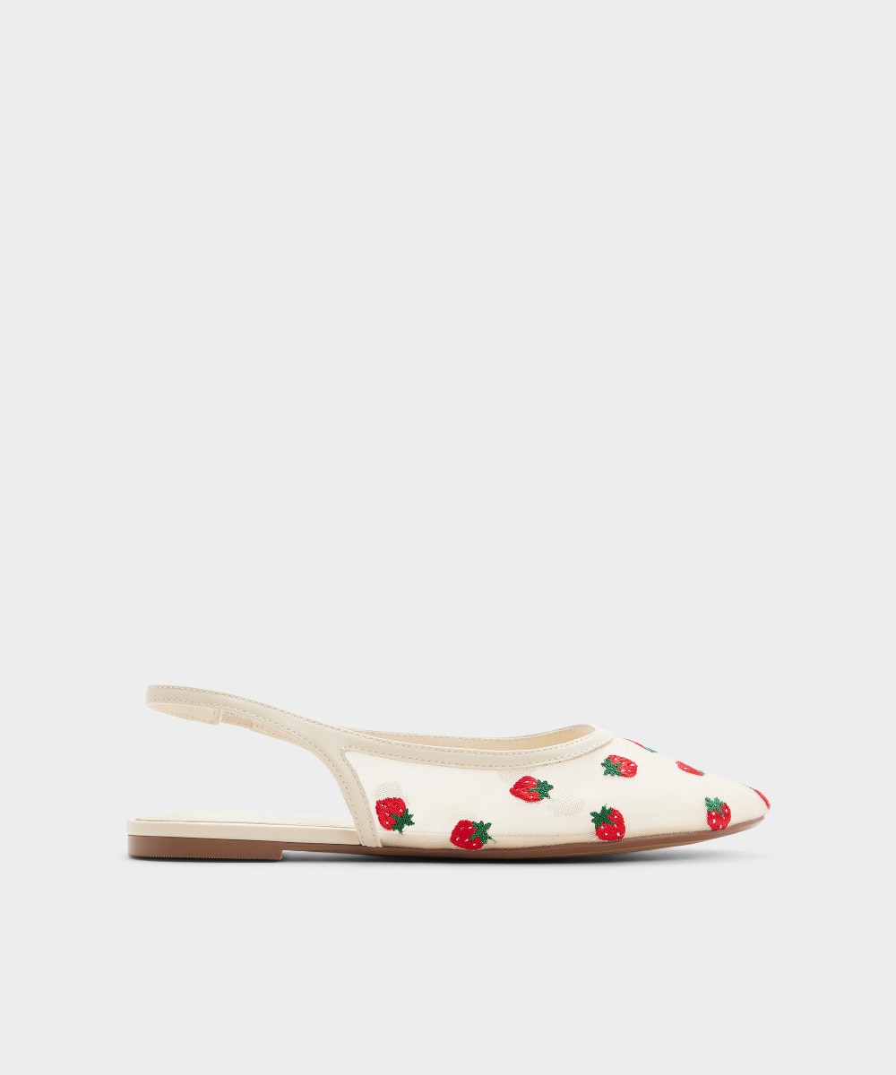 Zapatos de salón de mujer con punta redonda - Aldo - Blanco Blanco-1