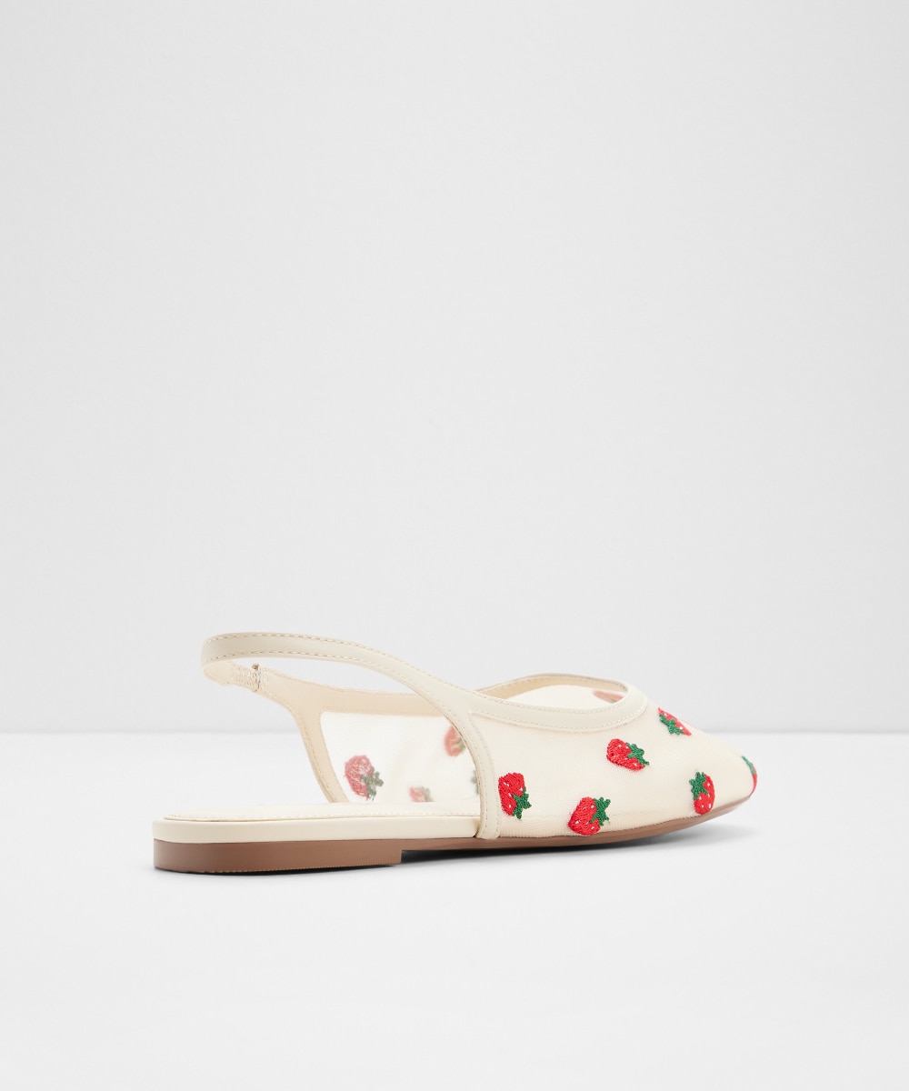 Zapatos de salón de mujer con punta redonda - Aldo - Blanco Blanco-3