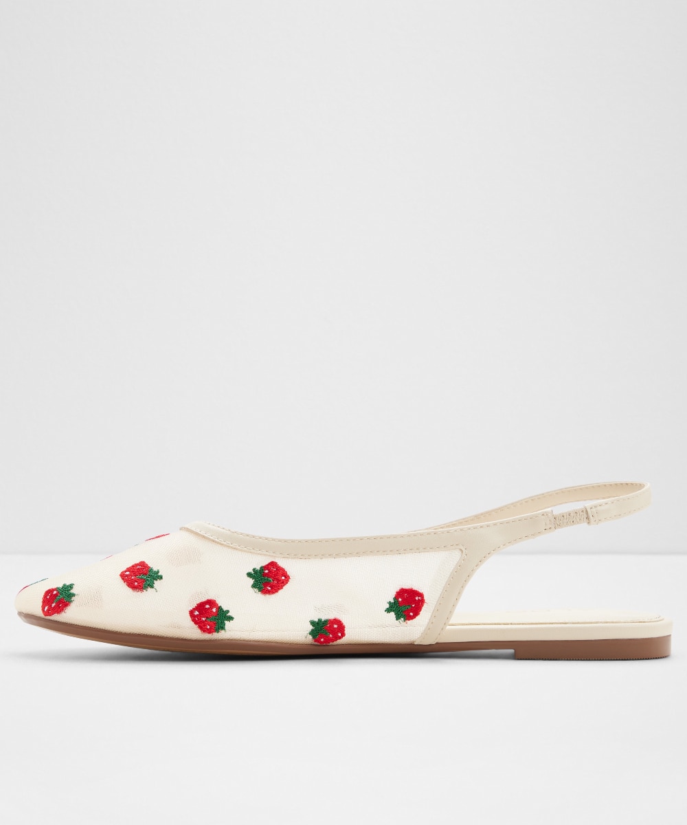 Zapatos de salón de mujer con punta redonda - Aldo - Blanco Blanco-2