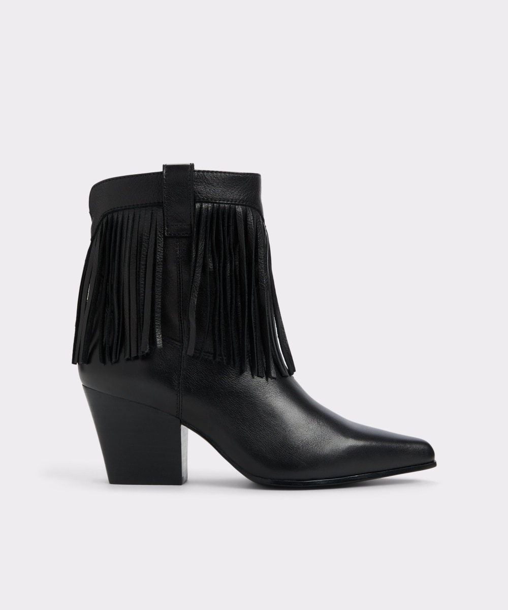 Botines básicos de mujer con punta afilada - Aldo - Negro Negro-1
