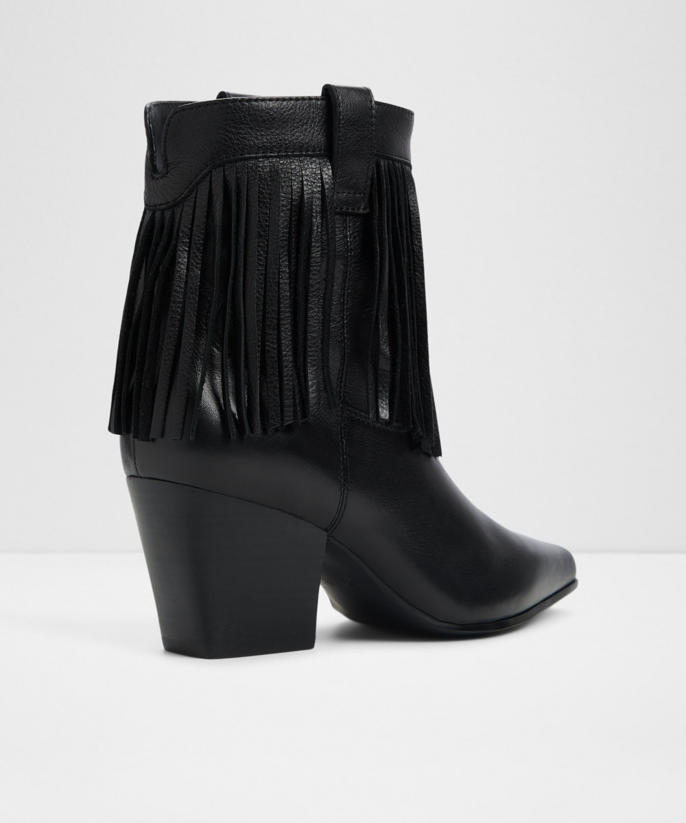 Botines básicos de mujer con punta afilada - Aldo - Negro Negro-3