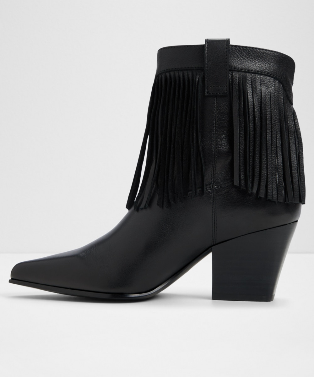 Botines básicos de mujer con punta afilada - Aldo - Negro Negro-2
