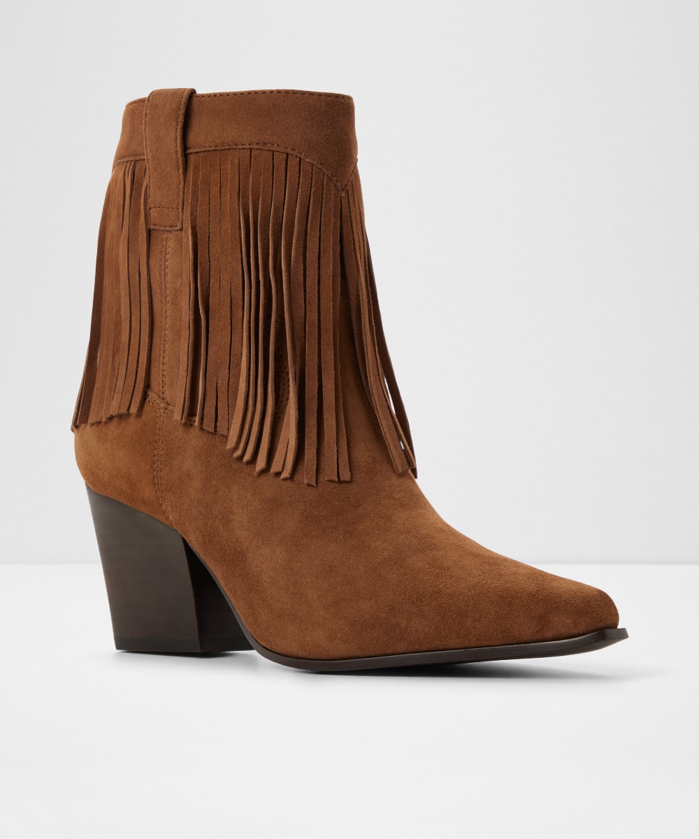 Botines básicos de mujer con punta afilada - Aldo - Marrón Marrón-4