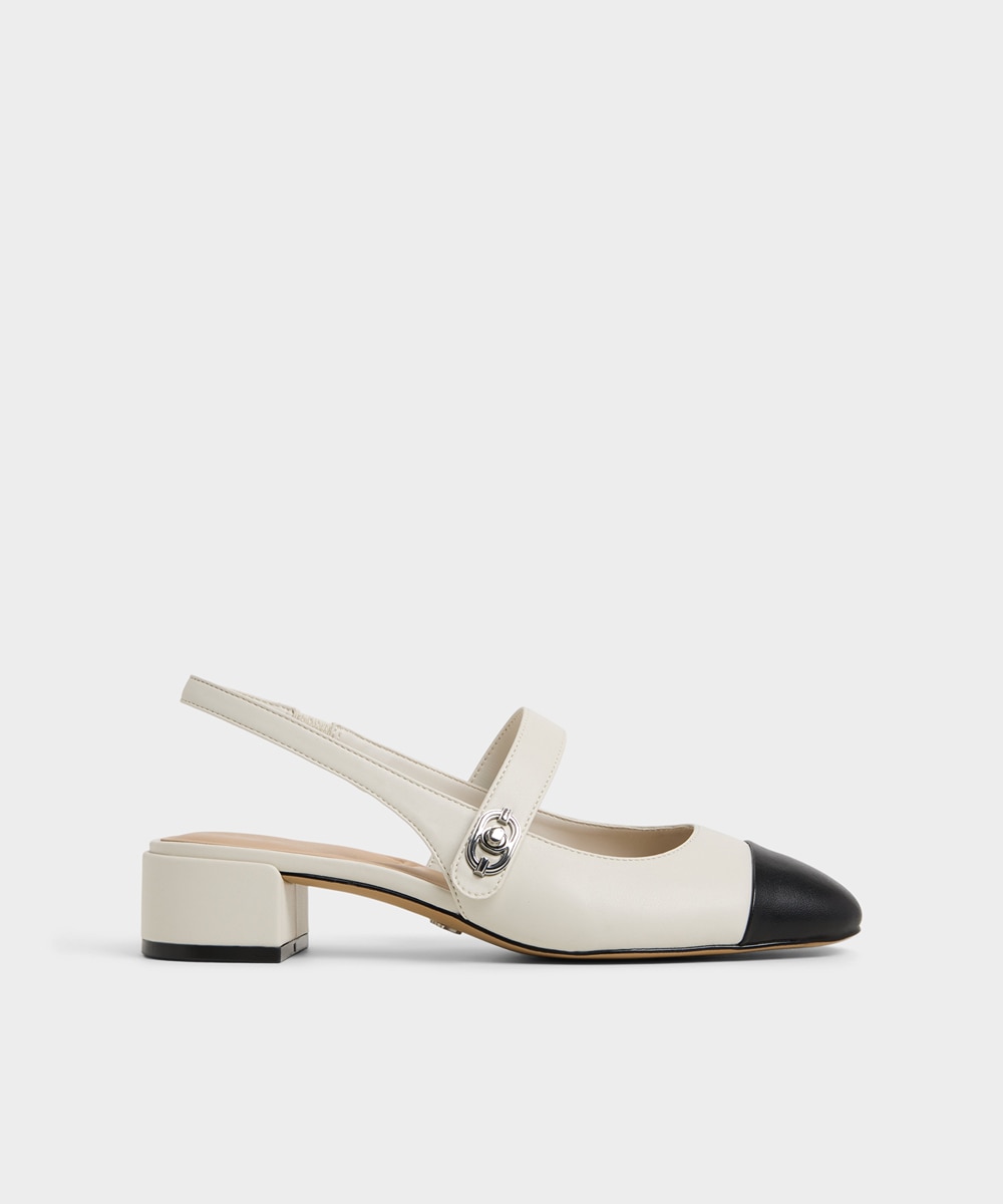 Zapatos de salón de mujer con punta redonda - Aldo - Crudo Crudo-1