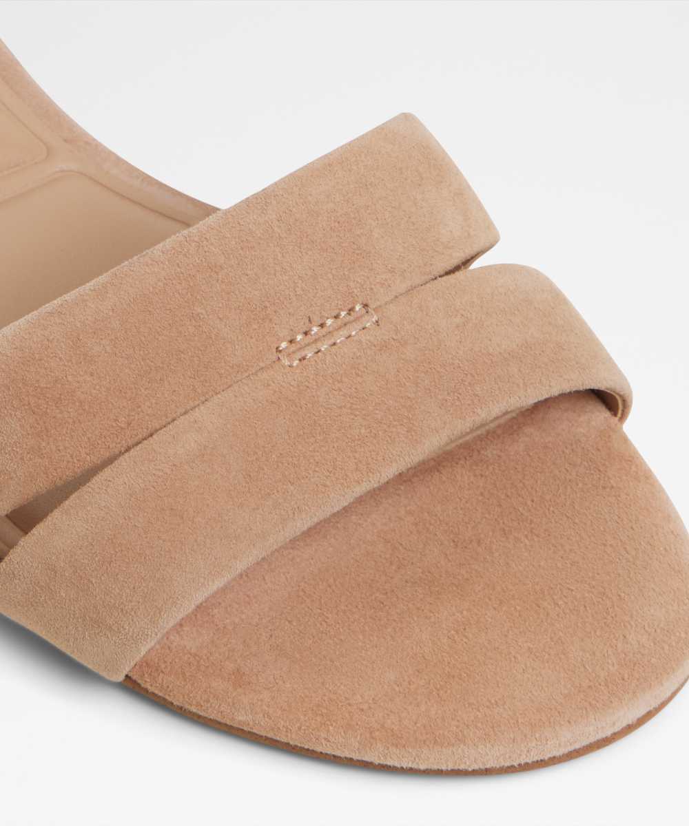 Sandalias de tacón de mujer con punta redonda - Aldo - Beige Beige-5