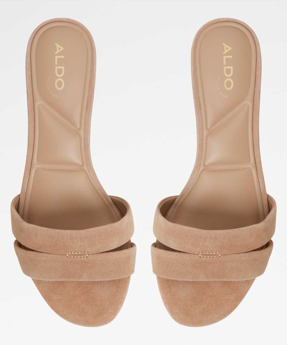 Sandalias de tacón de mujer con punta redonda - Aldo - Beige Beige-6