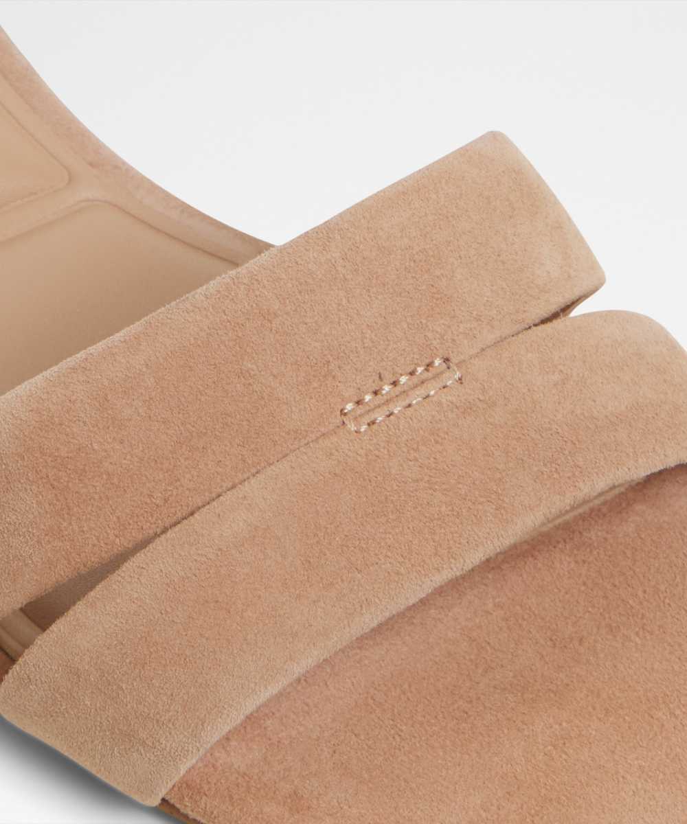 Sandalias de tacón de mujer con punta redonda - Aldo - Beige Beige-7