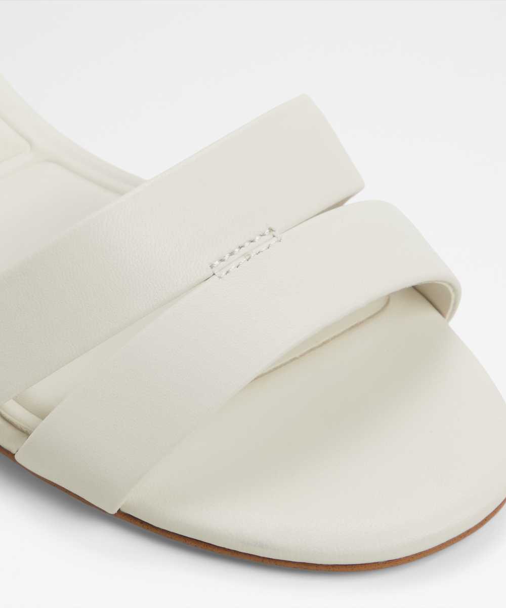 Sandalias de tacón de mujer con punta redonda - Aldo - Blanco Blanco-5