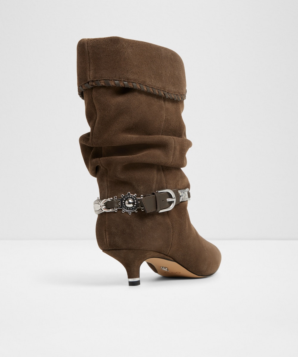 Botines de mujer con punta afilada - Aldo - Marrón Marrón-5