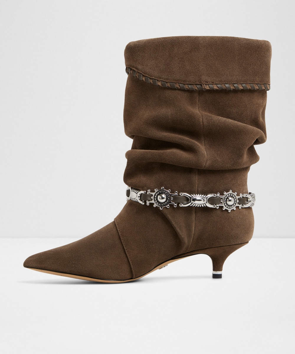 Botines de mujer con punta afilada - Aldo - Marrón Marrón-4