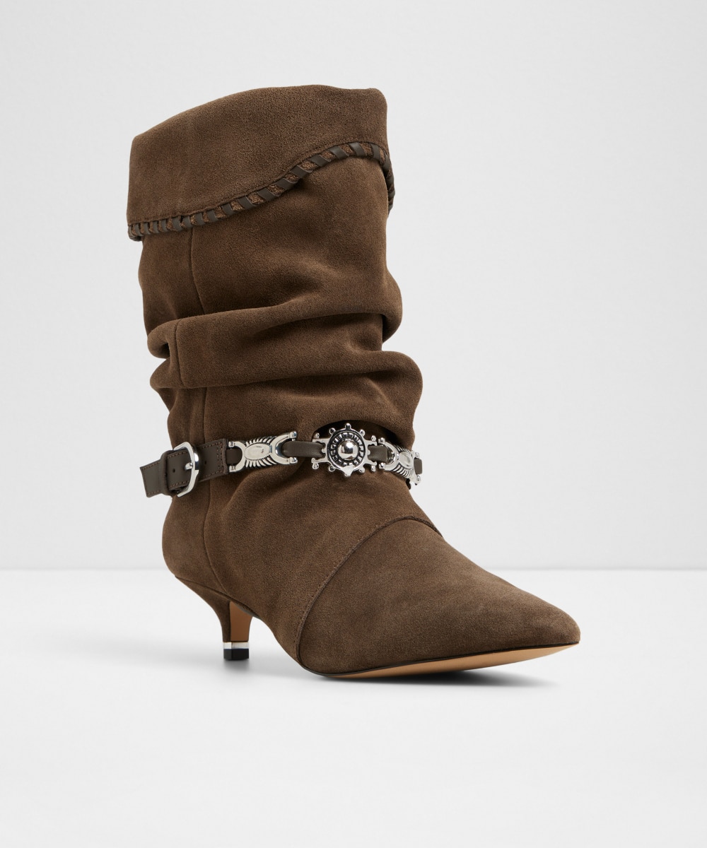 Botines de mujer con punta afilada - Aldo - Marrón Marrón-2