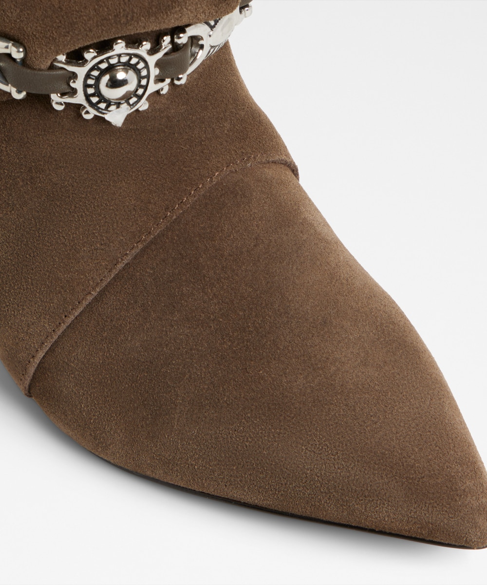 Botines de mujer con punta afilada - Aldo - Marrón Marrón-6