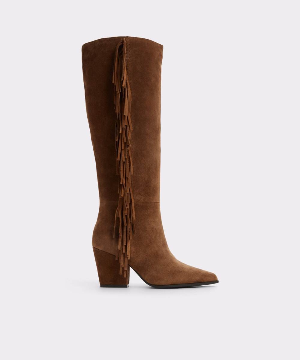 Botas básicas de mujer con punta afilada - Aldo - Marrón Marrón-1