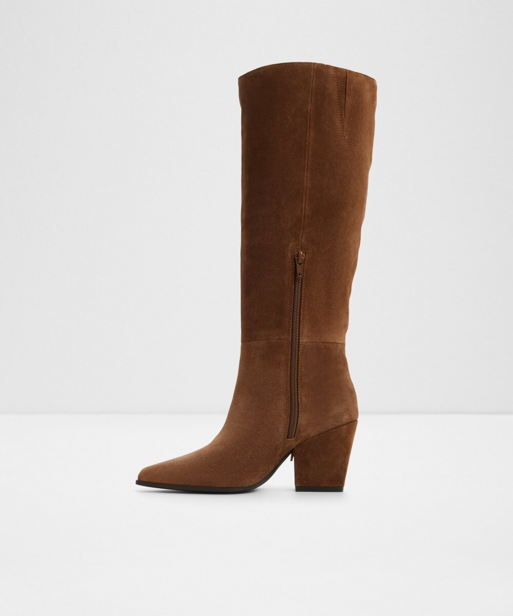 Botas básicas de mujer con punta afilada - Aldo - Marrón Marrón-3