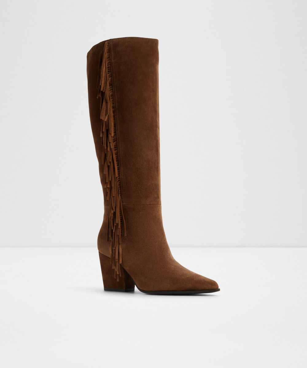 Botas básicas de mujer con punta afilada - Aldo - Marrón Marrón-4