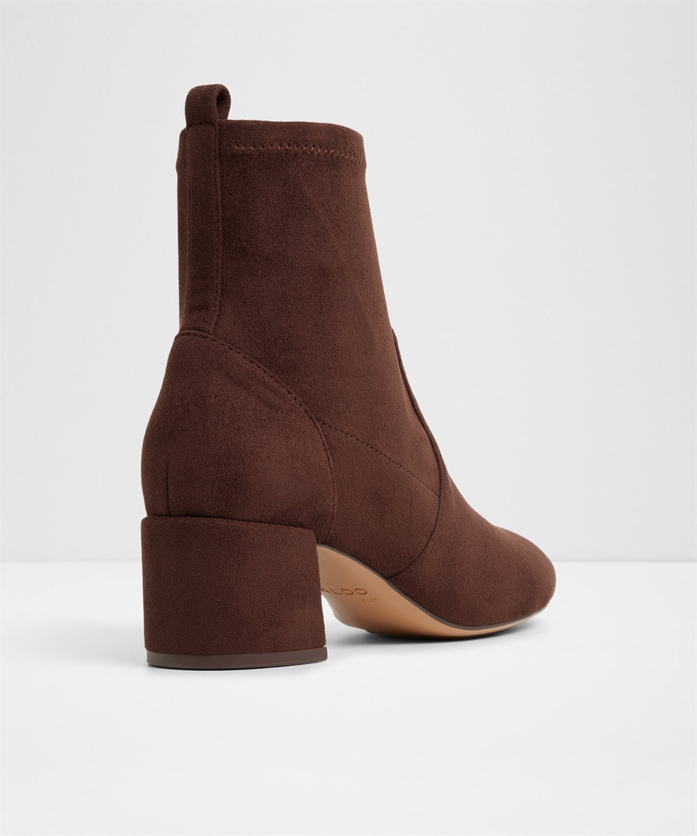 Botines básicos de mujer con punta redonda - Aldo - Marrón Marrón-2