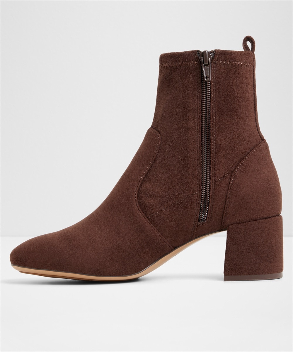 Botines básicos de mujer con punta redonda - Aldo - Marrón Marrón-4
