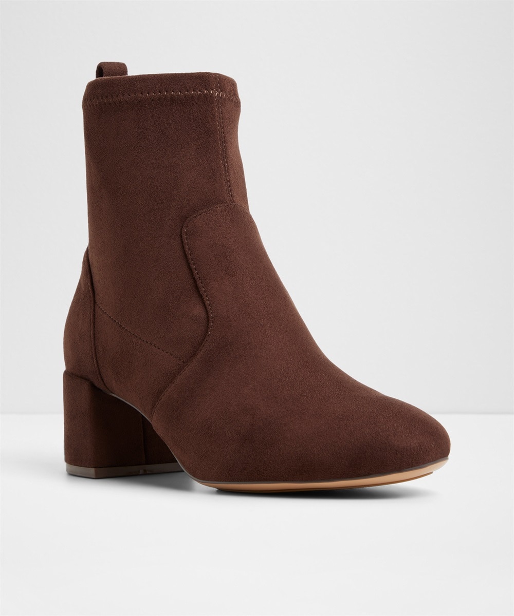 Botines básicos de mujer con punta redonda - Aldo - Marrón Marrón-5