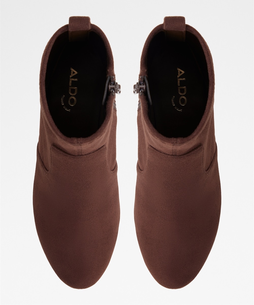 Botines básicos de mujer con punta redonda - Aldo - Marrón Marrón-6