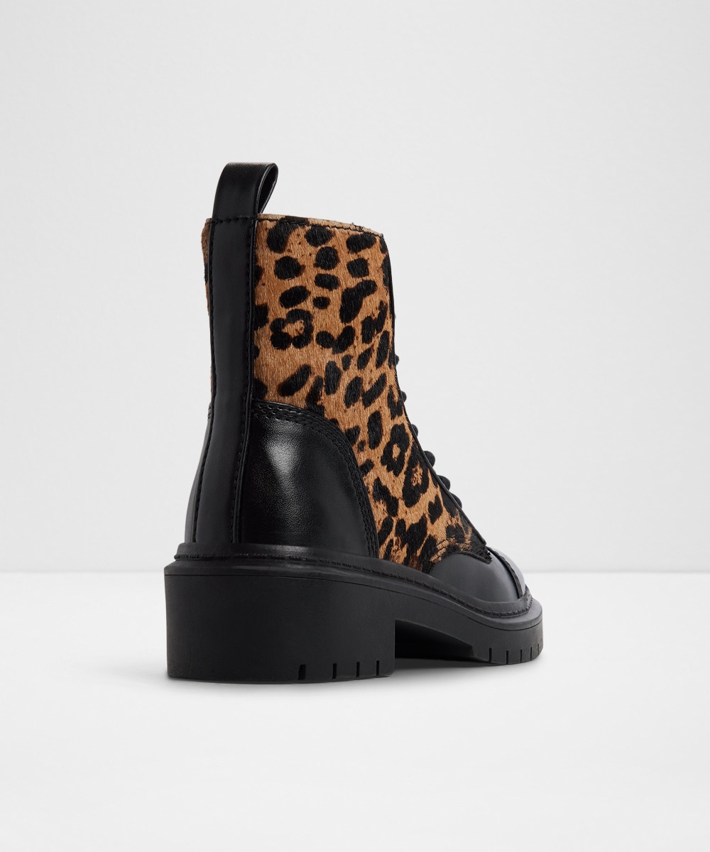 Botines de mujer con punta redonda - Aldo - Negro Negro-3