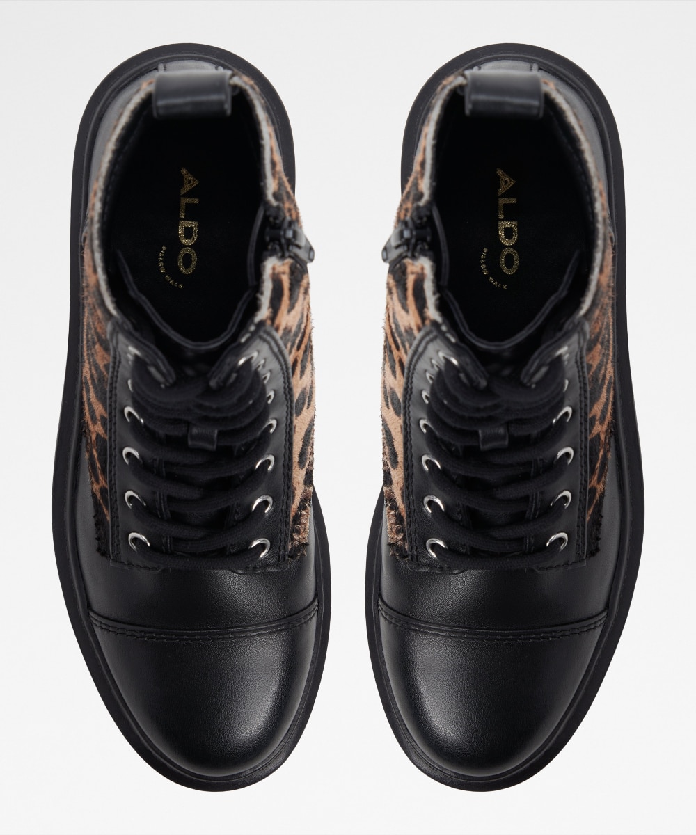 Botines de mujer con punta redonda - Aldo - Negro Negro-6