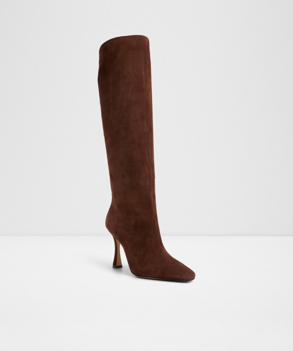 Botas básicas de mujer con punta redonda - Aldo - Marrón oscuro Marrón oscuro-4
