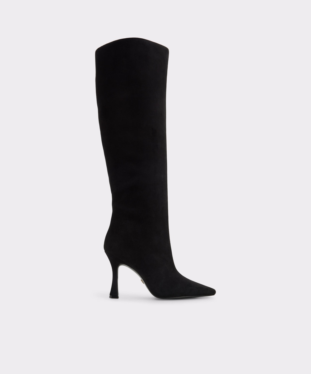 Botas básicas de mujer con punta redonda - Aldo - Negro Negro-1