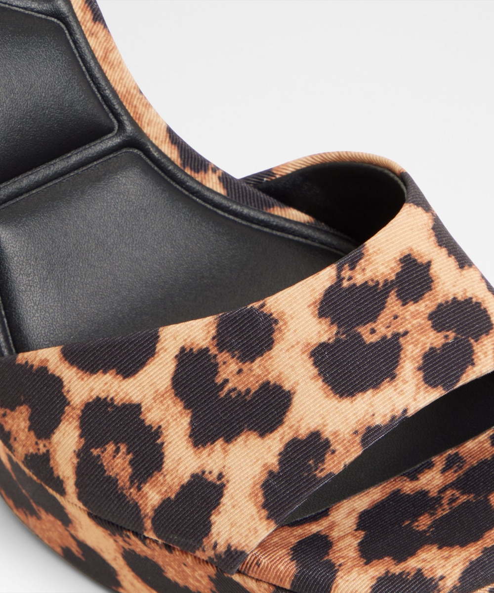 Sandalias de tacón de mujer con punta cuadrada - Aldo - Negro Negro-7