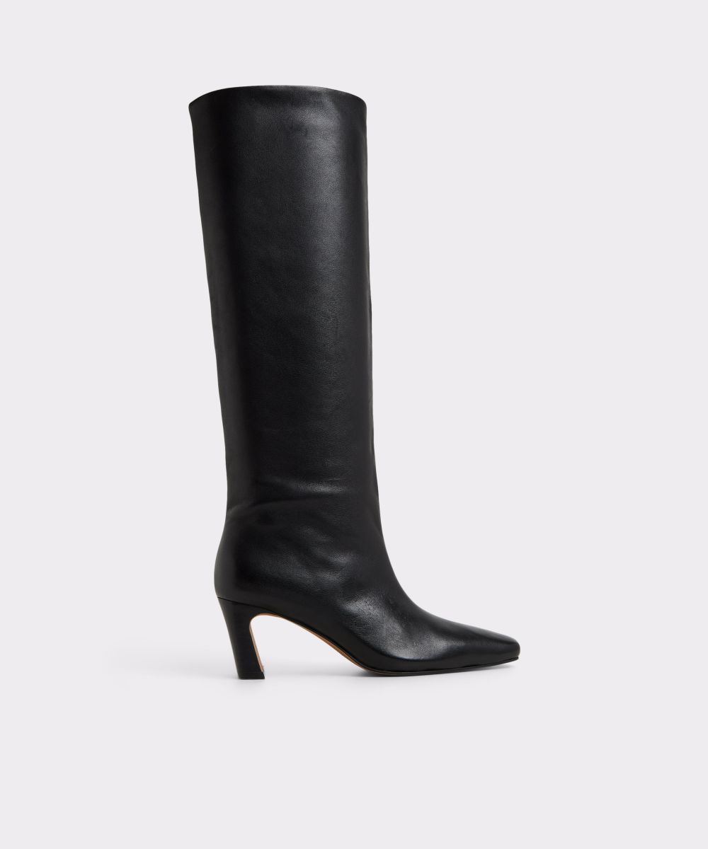 Botas básicas de mujer con punta redonda - Aldo - Negro Negro-1
