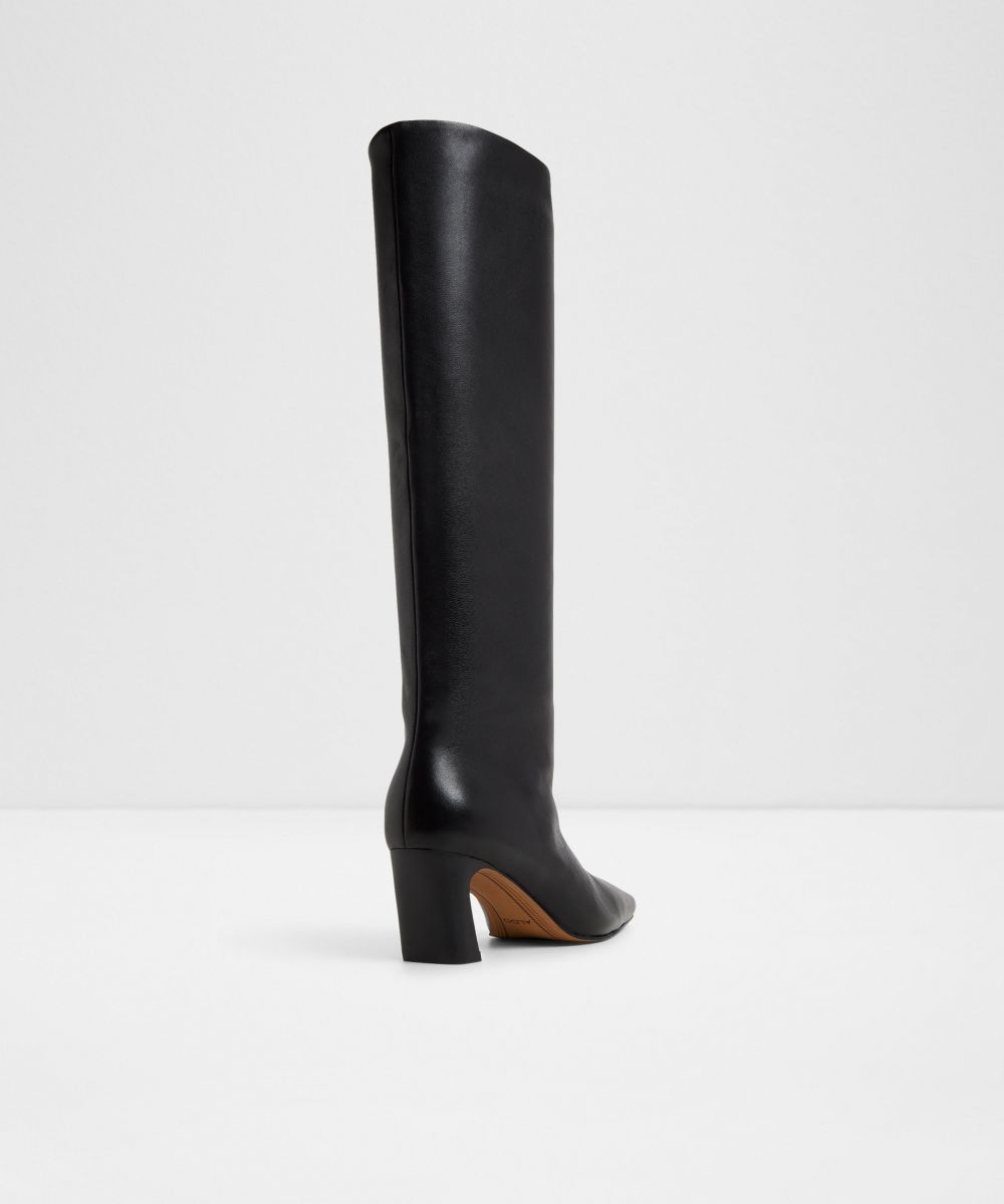 Botas básicas de mujer con punta redonda - Aldo - Negro Negro-2