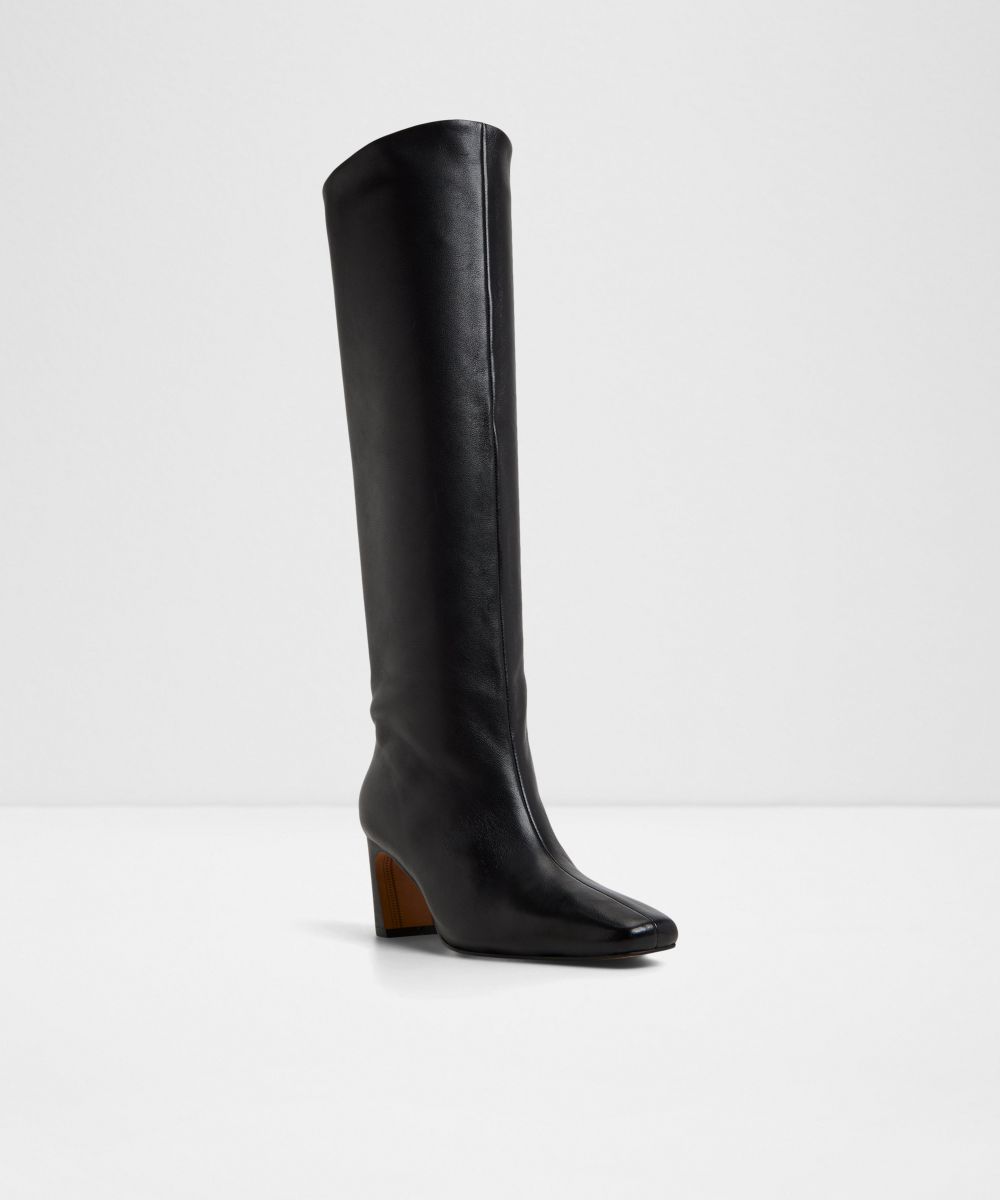 Botas básicas de mujer con punta redonda - Aldo - Negro Negro-4