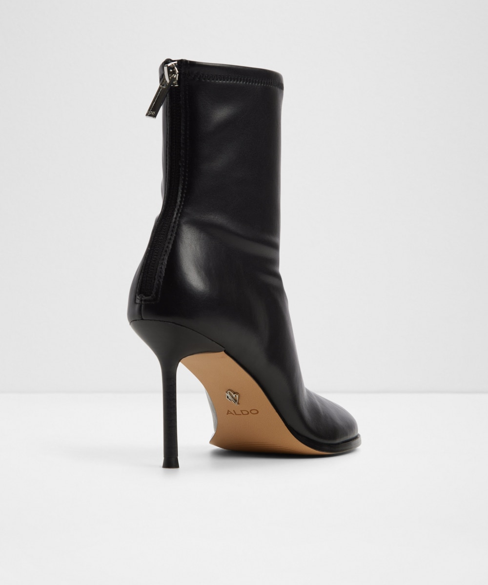 Botines básicos de mujer con punta redonda - Aldo - Negro Negro-2