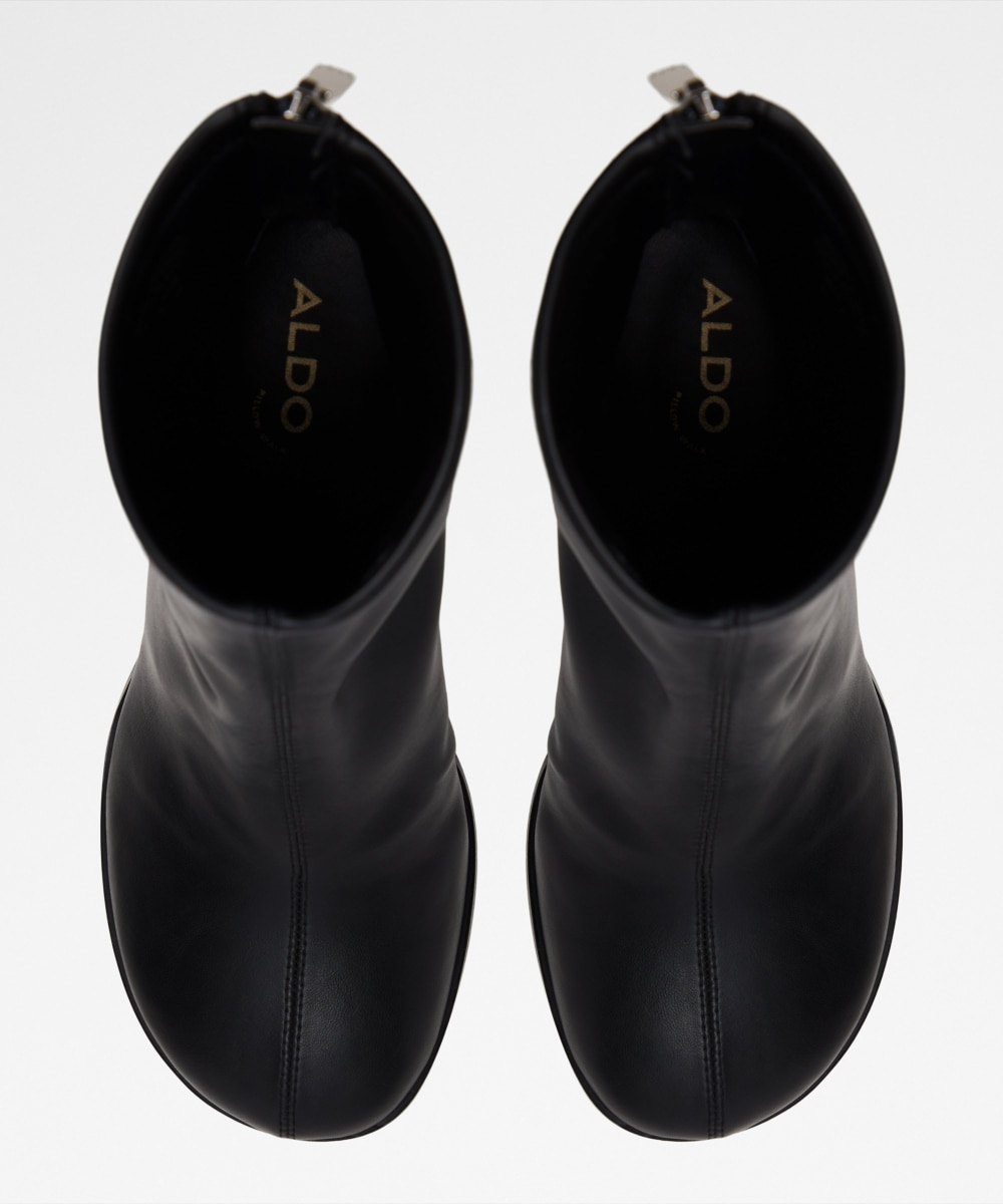 Botines básicos de mujer con punta redonda - Aldo - Negro Negro-6