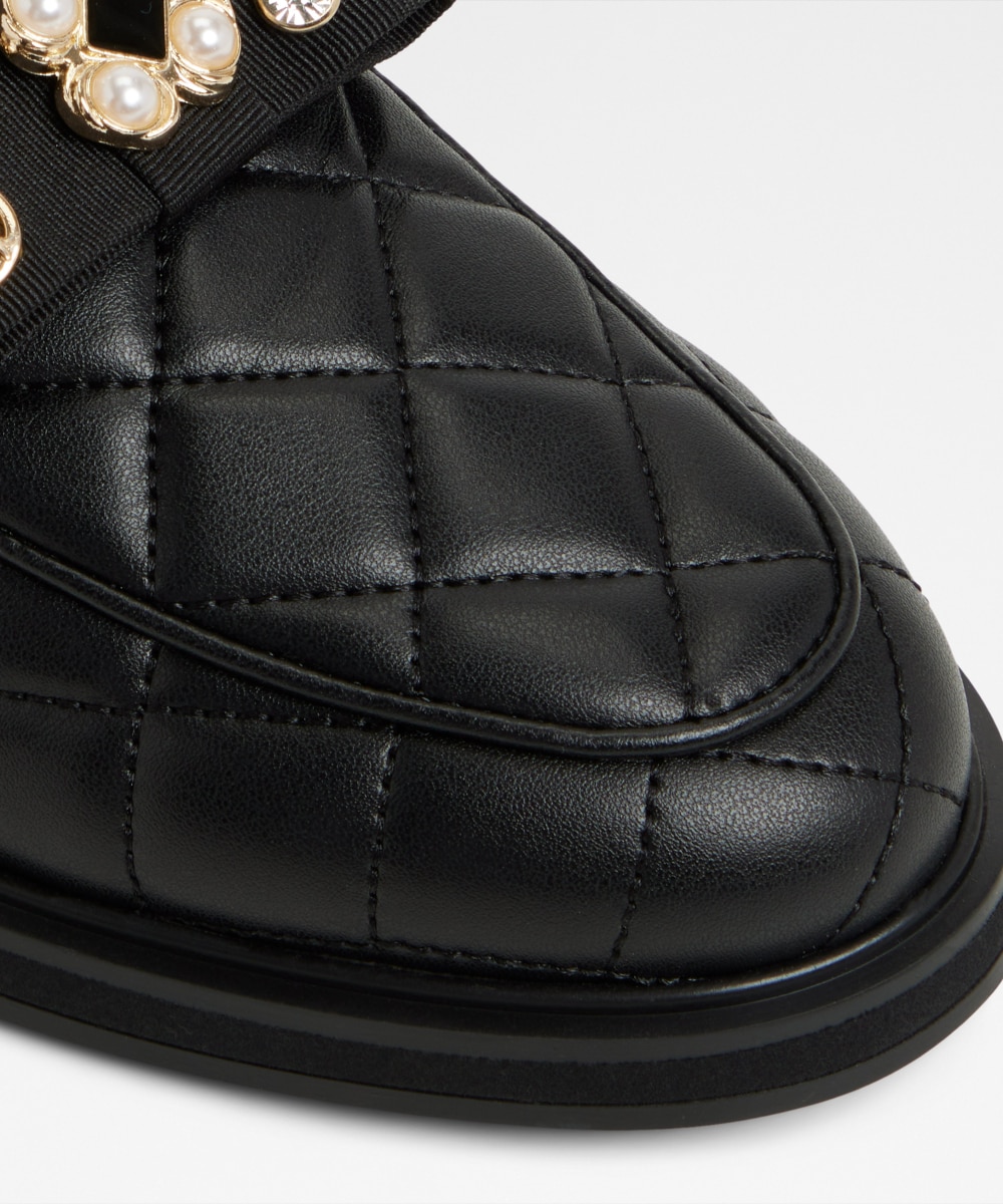 Mocasines planos de mujer con punta redonda - Aldo - Negro Negro-5