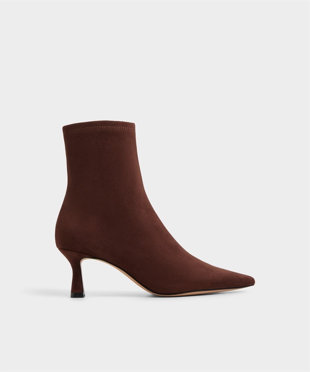 Botines básicos de mujer con punta afilada - Aldo - Marrón Marrón-1