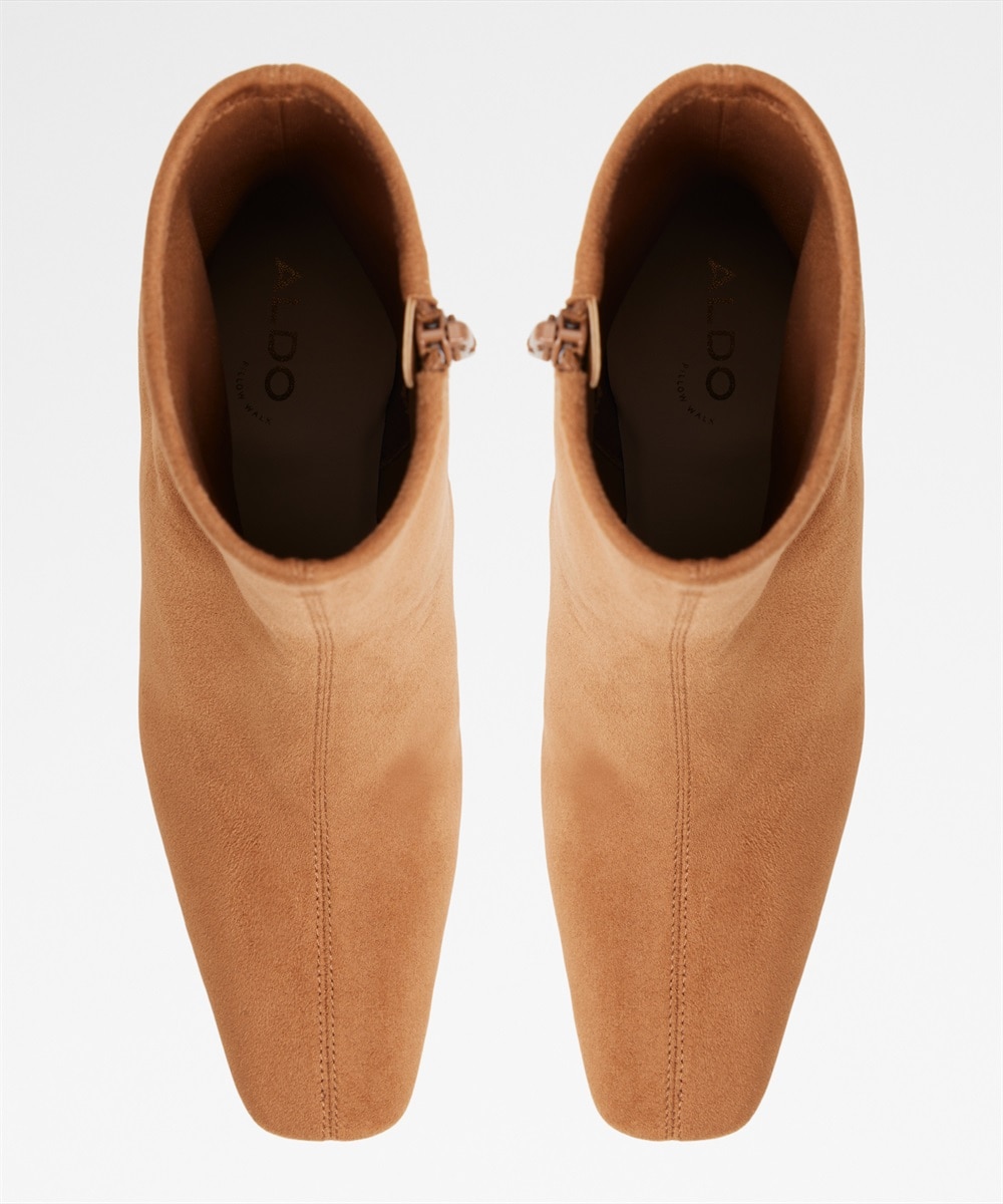 Botines básicos de mujer con punta cuadrada - Aldo - Camel Camel-6
