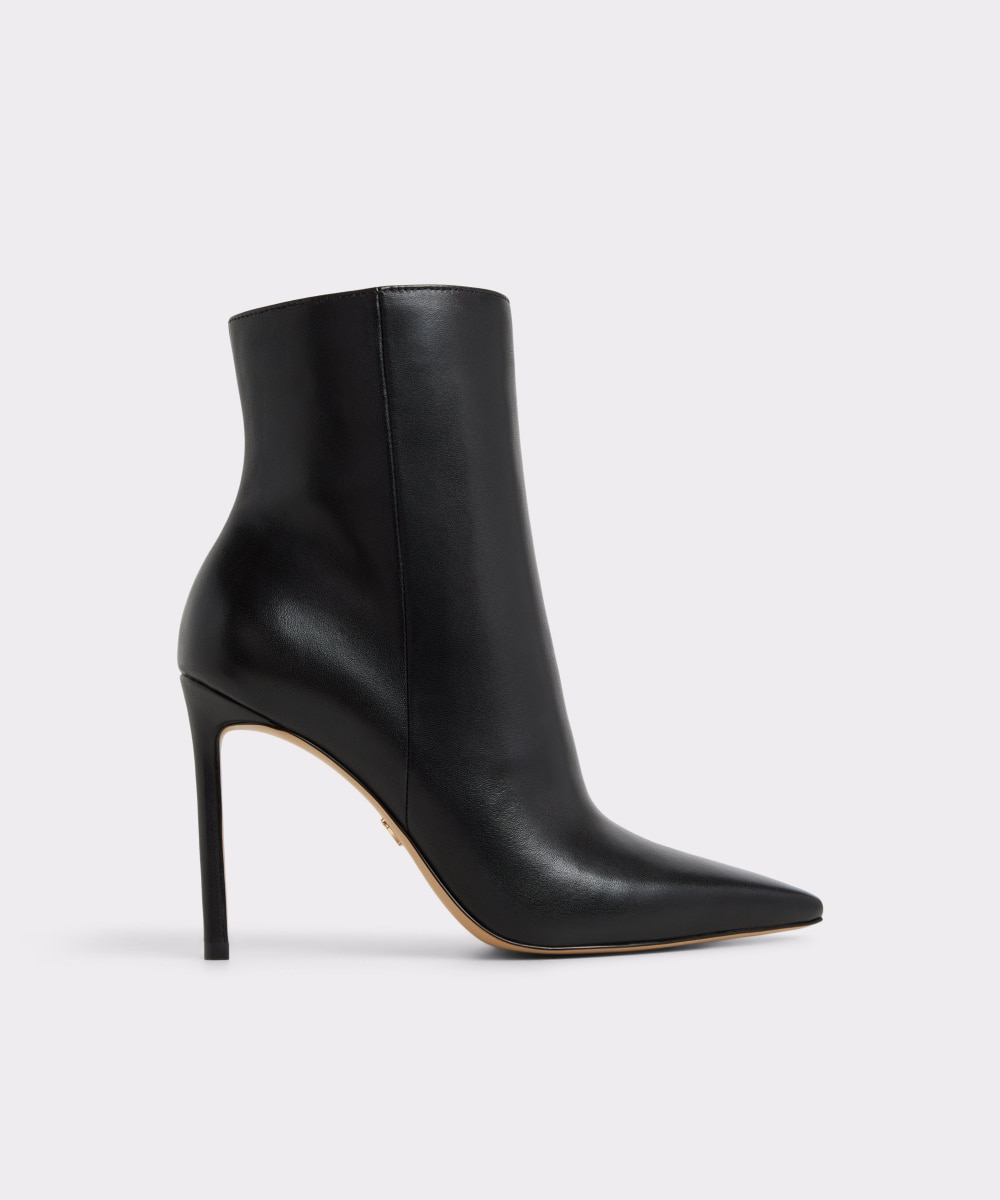 Botines básicos de mujer con punta afilada - Aldo - Negro Negro-1