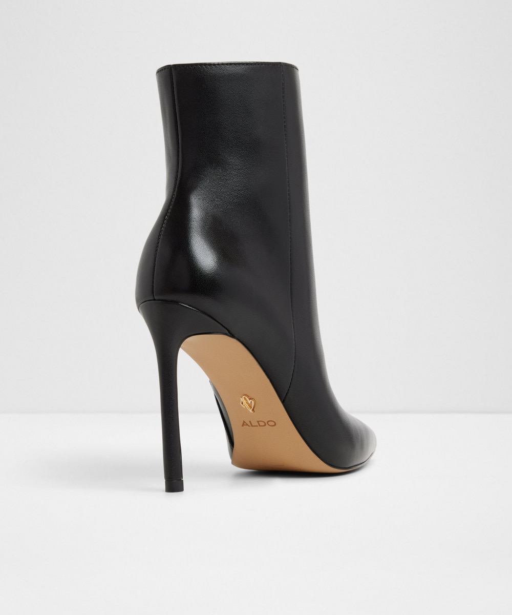 Botines básicos de mujer con punta afilada - Aldo - Negro Negro-4