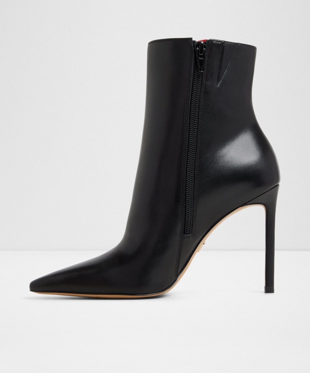 Botines básicos de mujer con punta afilada - Aldo - Negro Negro-3