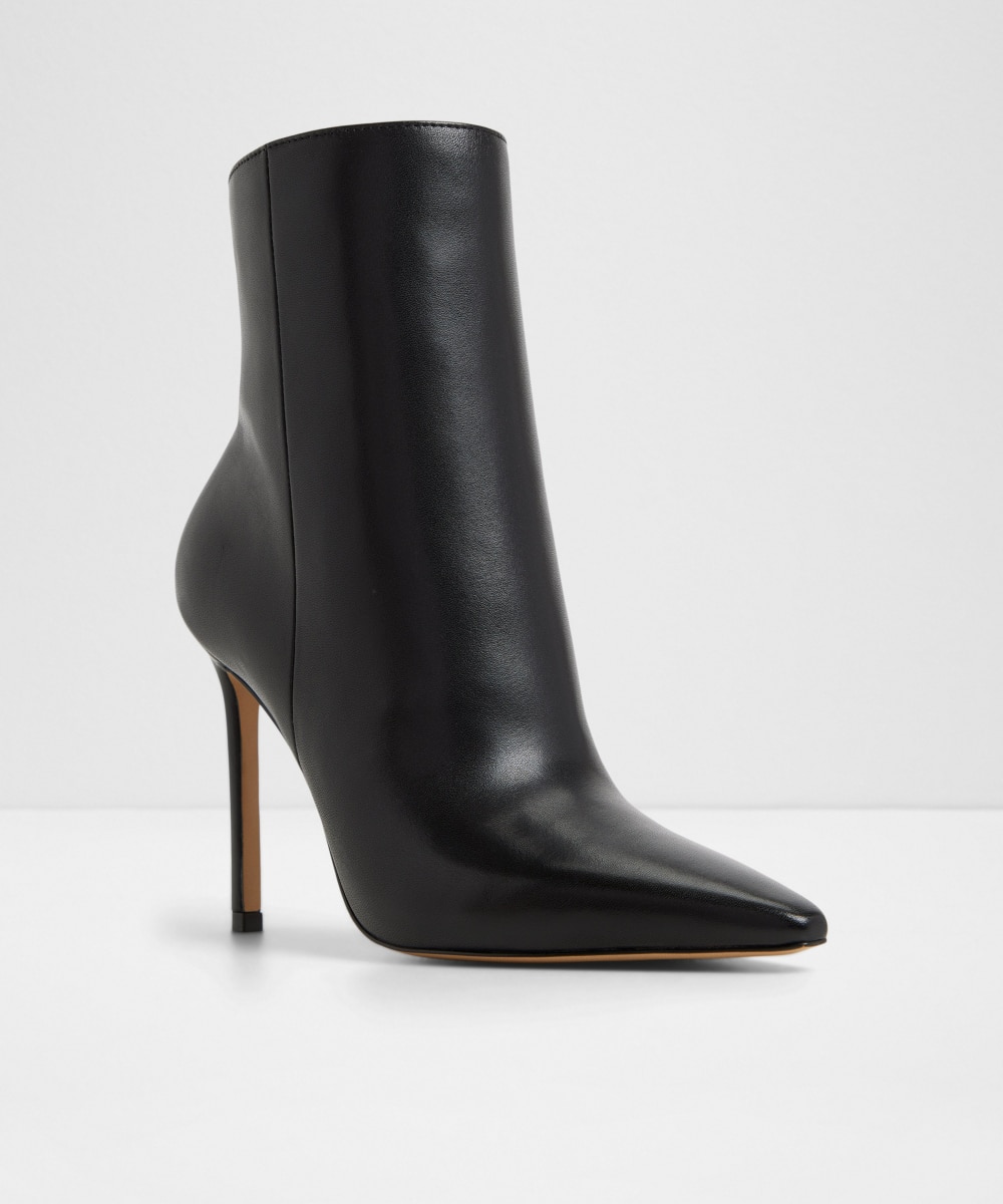 Botines básicos de mujer con punta afilada - Aldo - Negro Negro-2