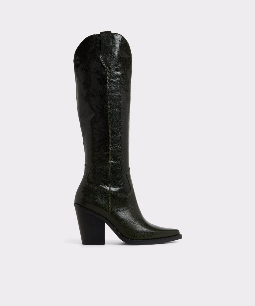 Botas básicas de mujer con punta afilada - Aldo - Verde Verde-1