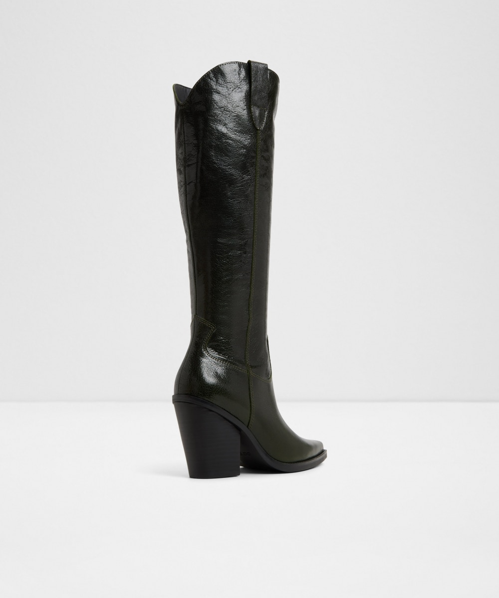 Botas básicas de mujer con punta afilada - Aldo - Verde Verde-2