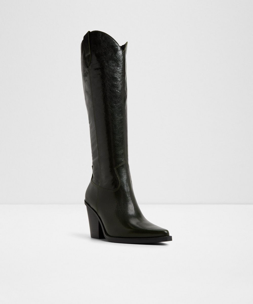Botas básicas de mujer con punta afilada - Aldo - Verde Verde-4