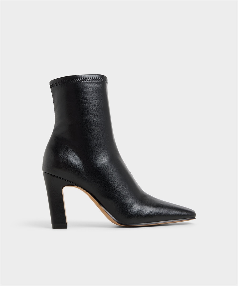 Botines básicos de mujer con punta cuadrada - Aldo - Negro Negro-1