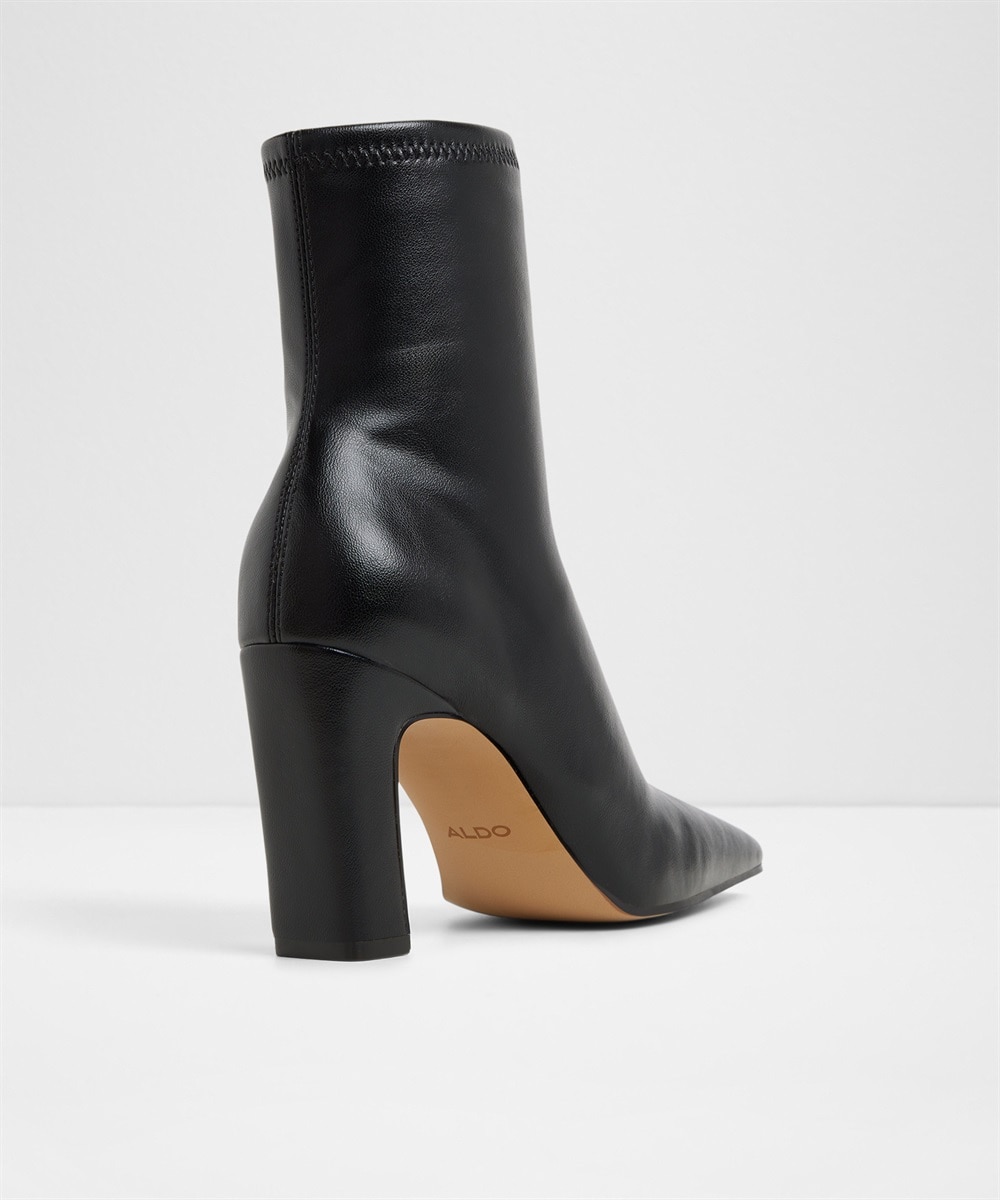 Botines básicos de mujer con punta cuadrada - Aldo - Negro Negro-2